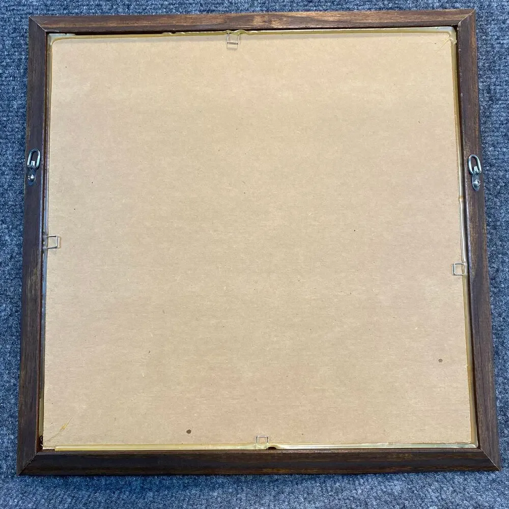 Vintage Budweiser King of Beers Bar Mirror 15x15 Anheuser Busch Genuine Sign